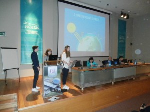 Presenting the project in front of the jury