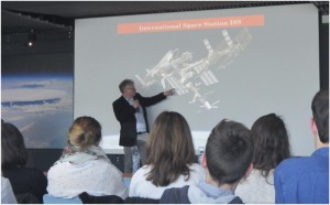 ESA astronaut Reinhold Ewald presentation.